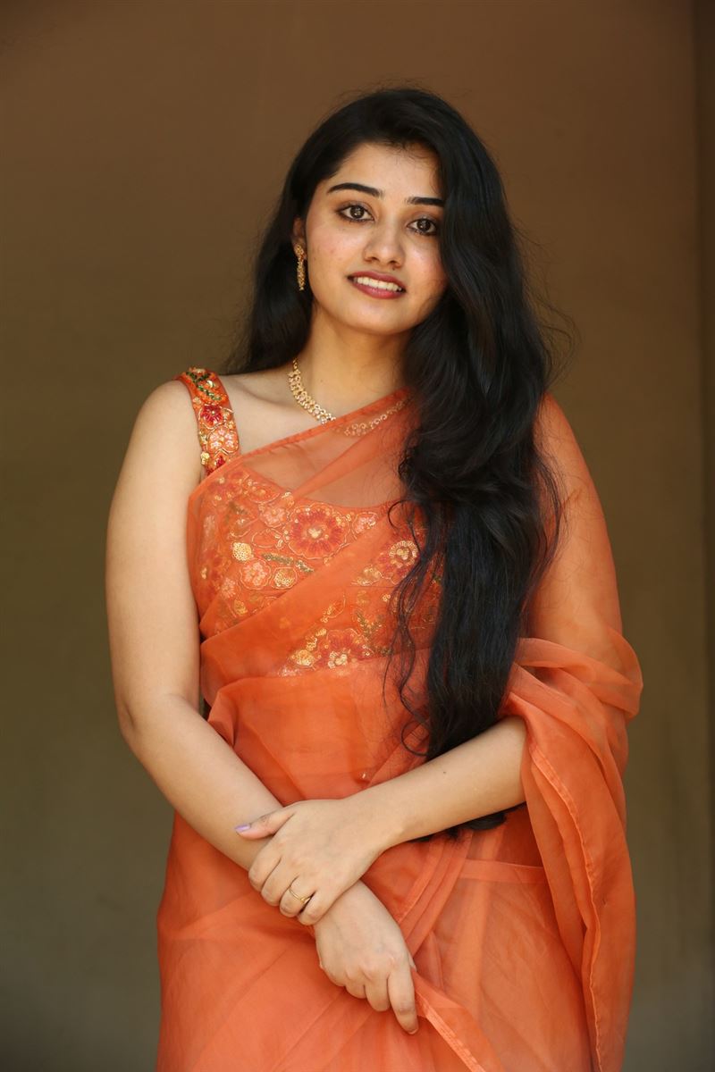 Telugu Actress Athira Raj Stills at Krishnamma Movie Press Meet